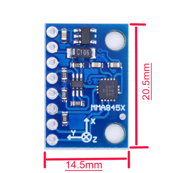 MMA8452 Digital Triaxial Accelerometer Precision Tilt 3-Axis Module