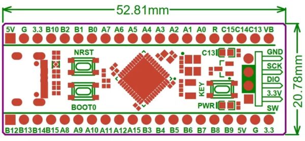 STM32F401/411 STM32 Minimum System Development Board