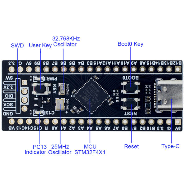 STM32F401/411 STM32 Minimum System Development Board
